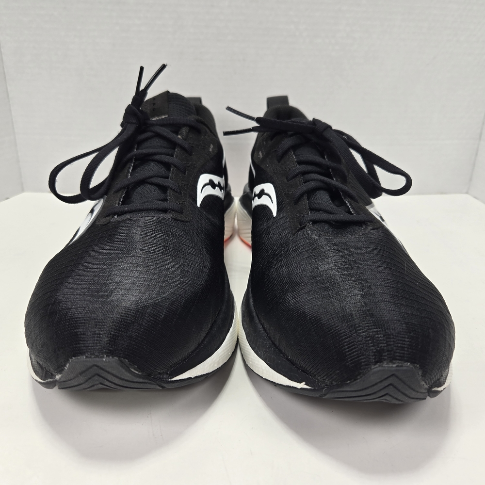 Saucony Freedom Crossport Black and White Neon Running Shoes Men's Size 13 - Picture 6 of 12